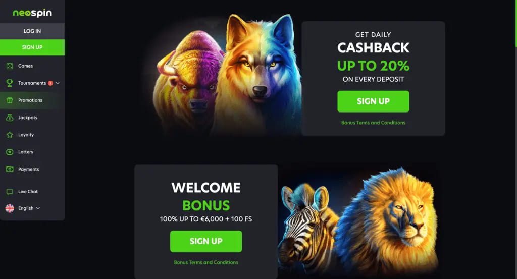 Neospin Casino Bonuses