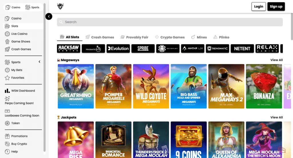 WSM Casino Games