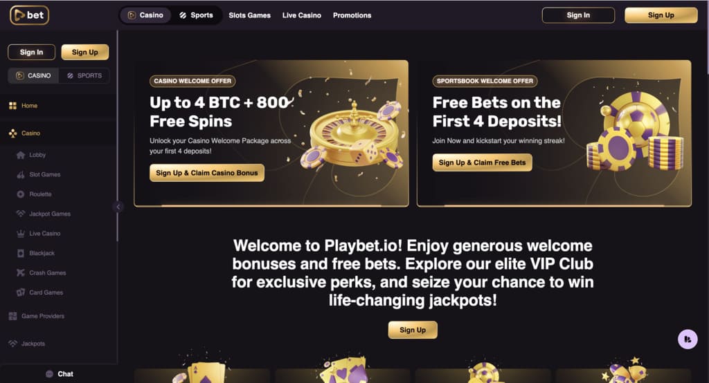Playbet.io Casino Review