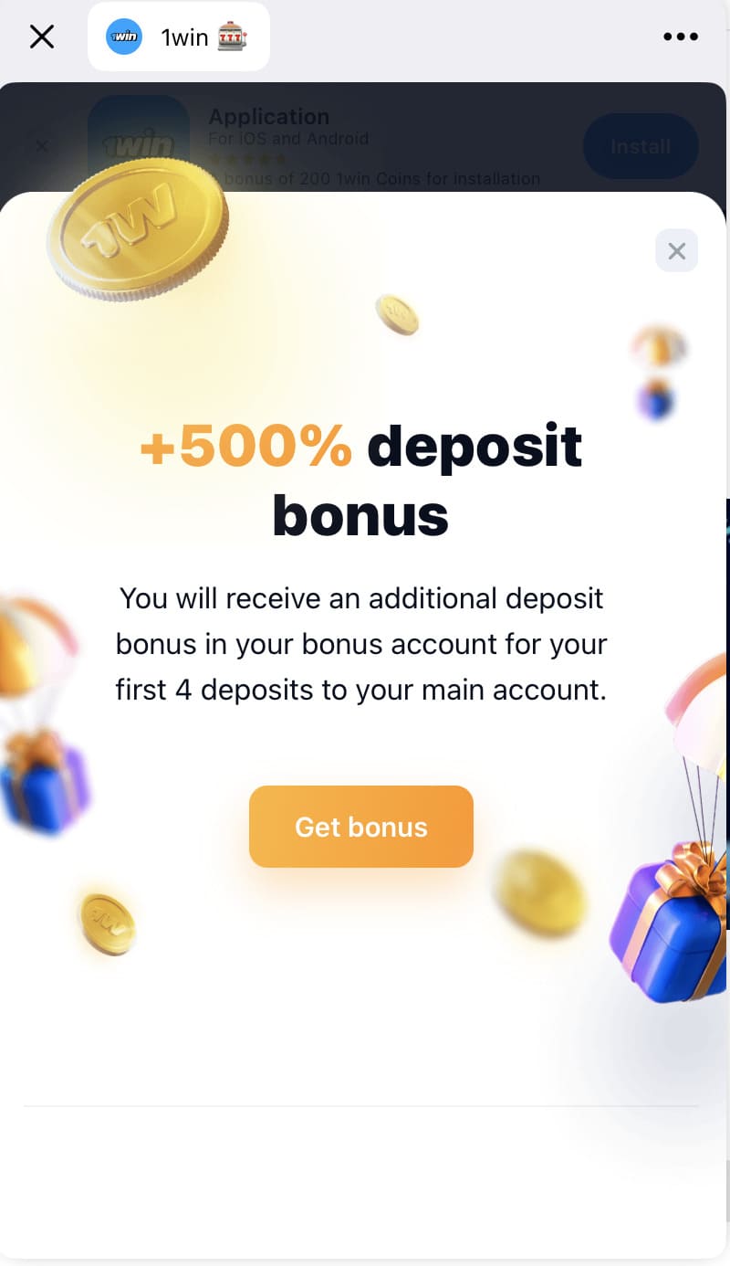 1win Telegram Casino Bonuses