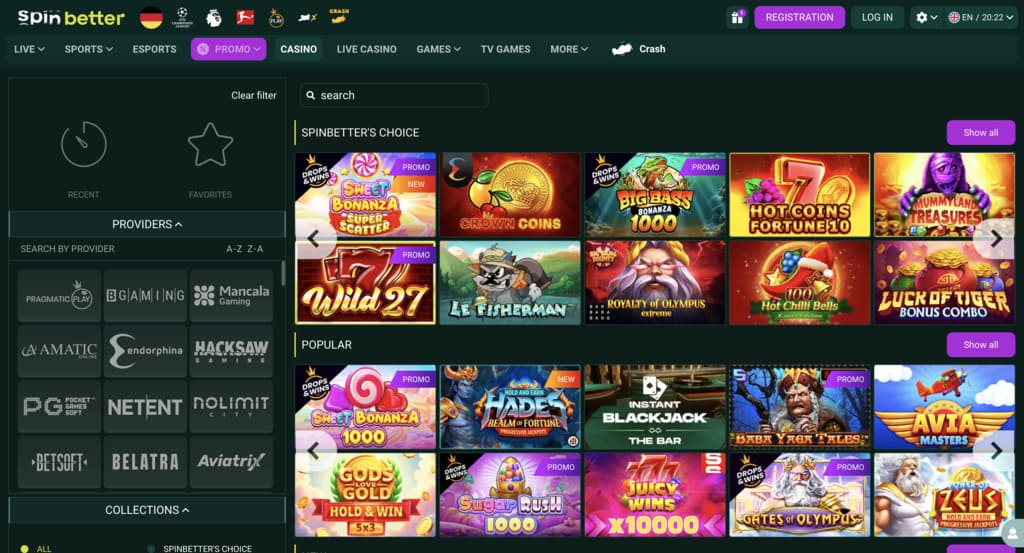 SpinBetter Games