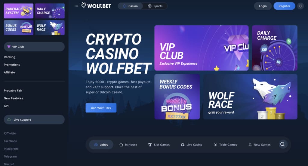Wolfbet Casino Review