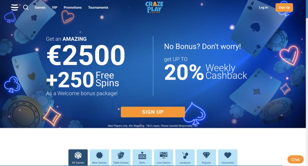 CrazePlay Casino Review