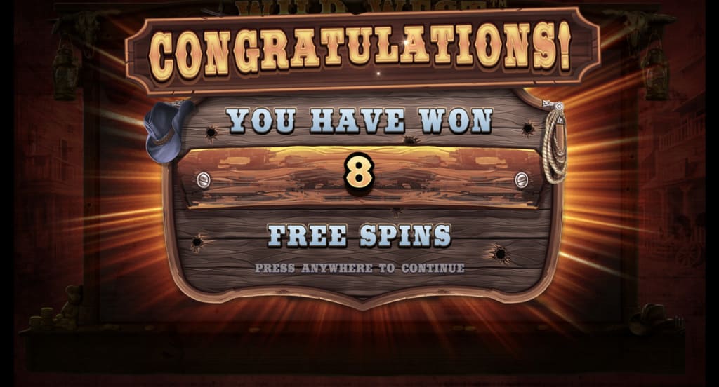 Wild West Gold Slot Bonus Round