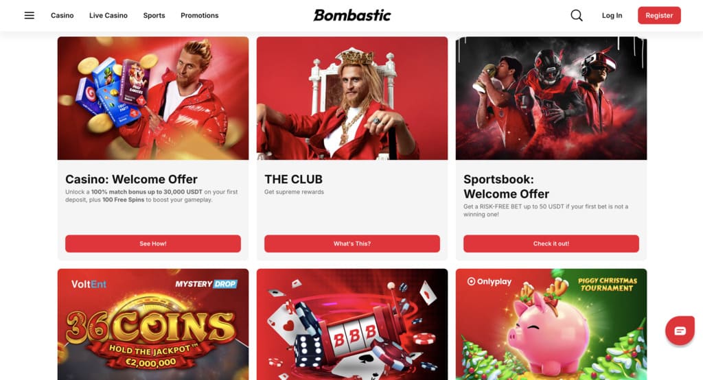 Bombastic Casino Bonuses
