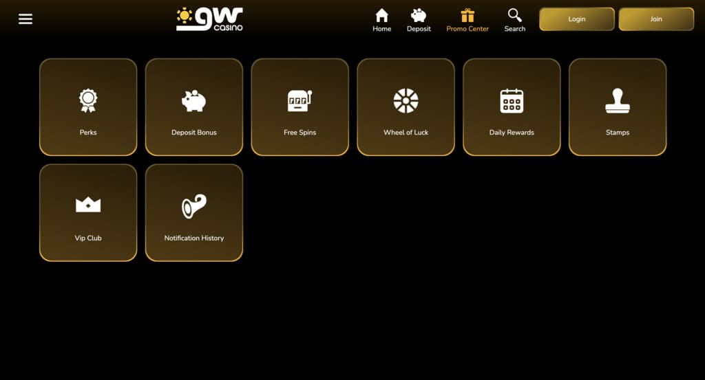 GW Casino Bonuses