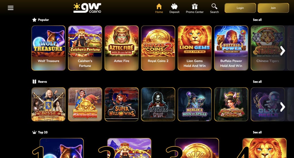 GW Casino Games