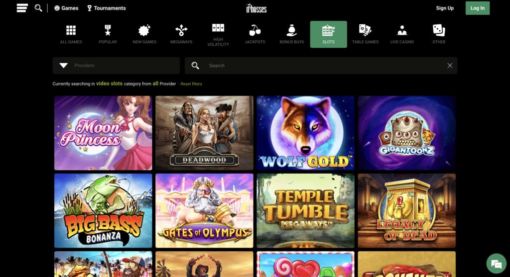 Dbosses Casino Games