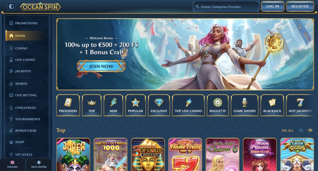 OceanSpin Casino Review