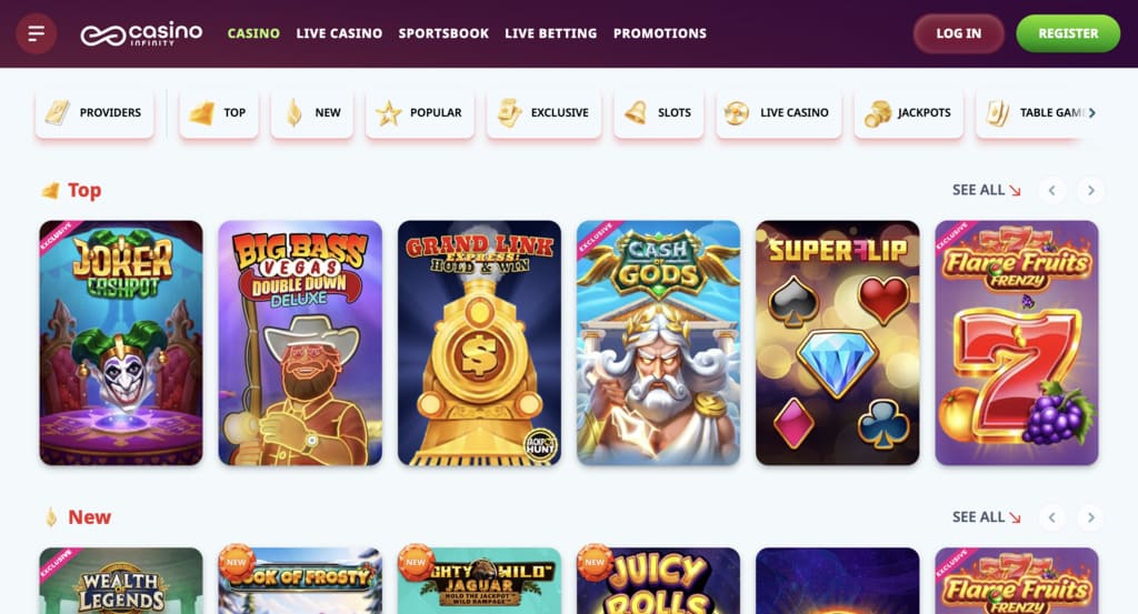 Casino Infinity Games