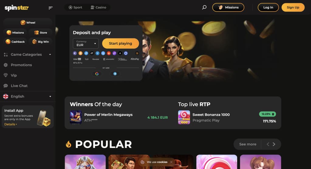 SpinStar Casino Review