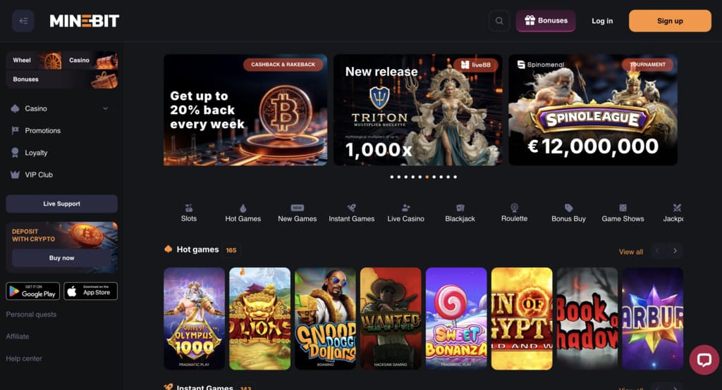 MineBit Casino Review