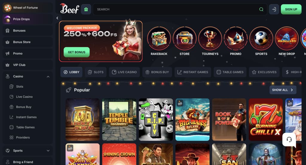 Beef Casino Review