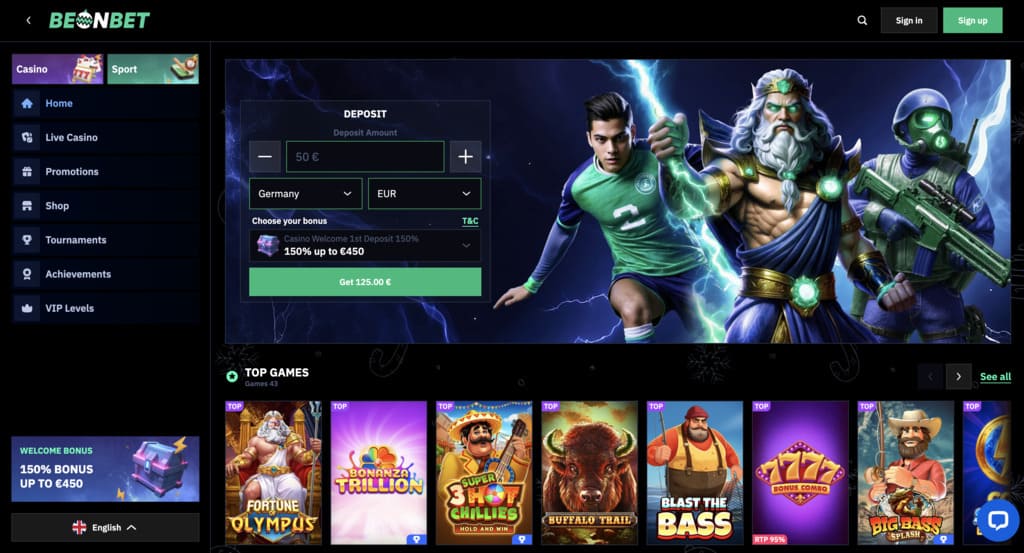 BeonBet Casino Review