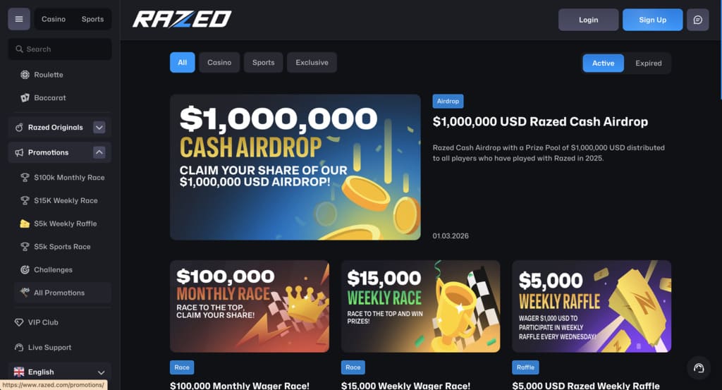 Razed Bonuses