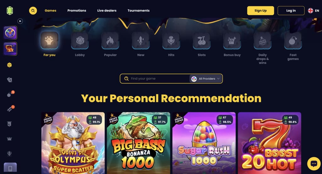 SlotsGem Casino Games