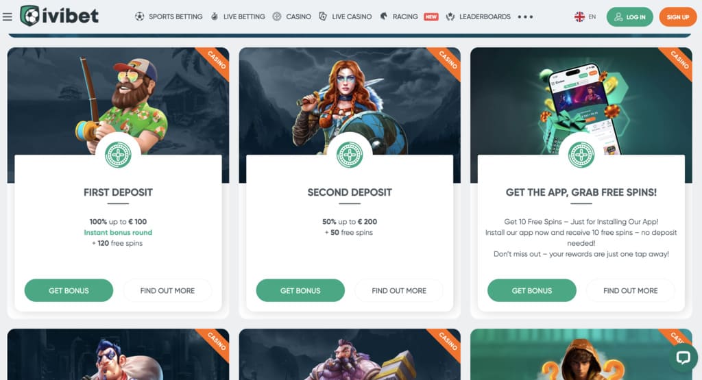 Ivibet Bonuses