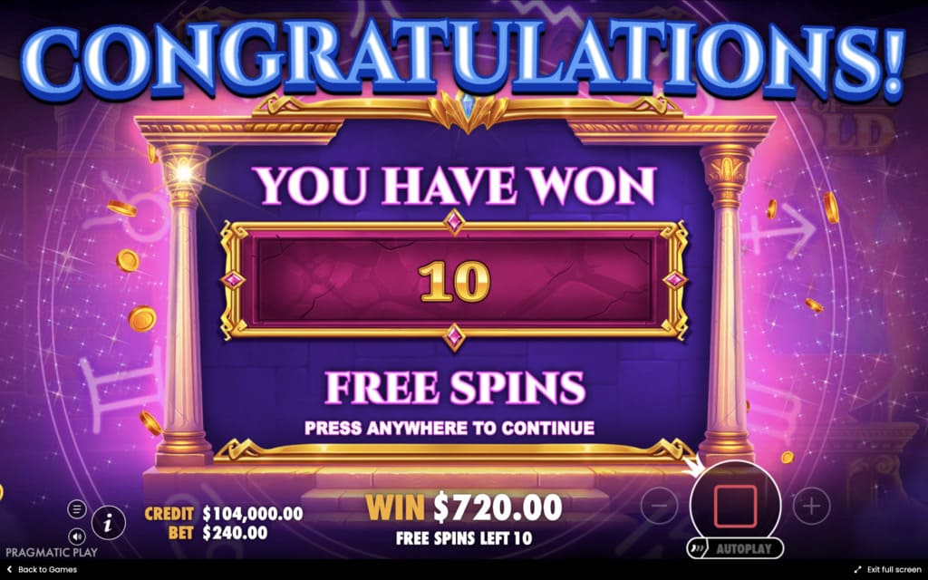Oracle of Gold Slot Free Spins