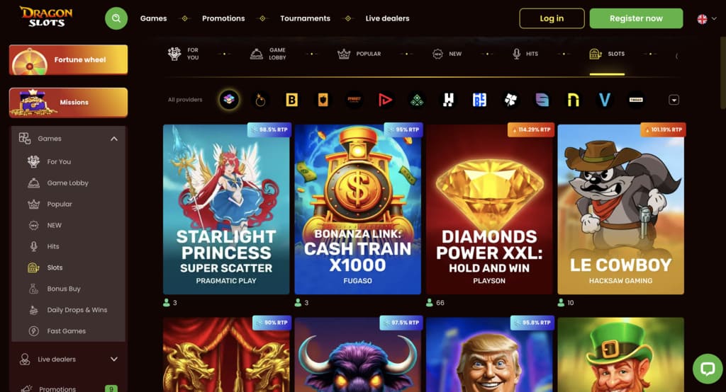 Dragon Slots Casino Games