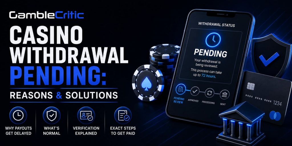 Casino Withdrawal Pending: Reasons & Solutions