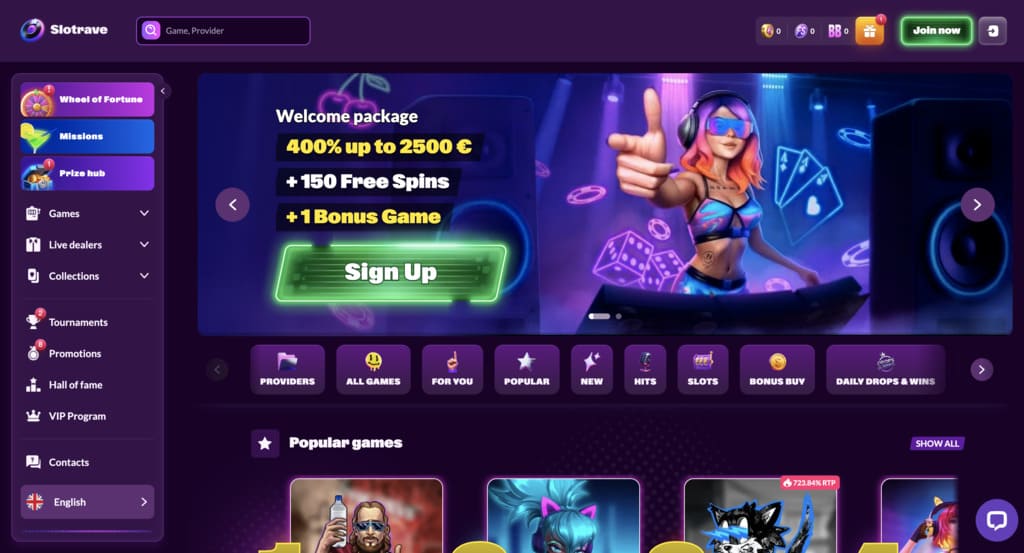 SlotRave Casino Review