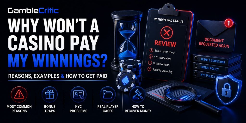 Why Won't a Casino Pay My Winnings