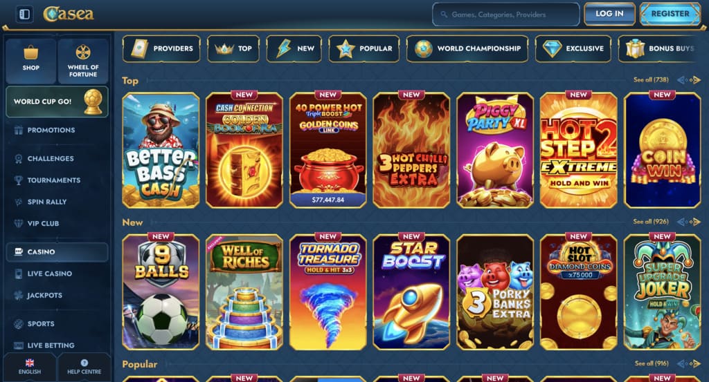 Casea Casino Games