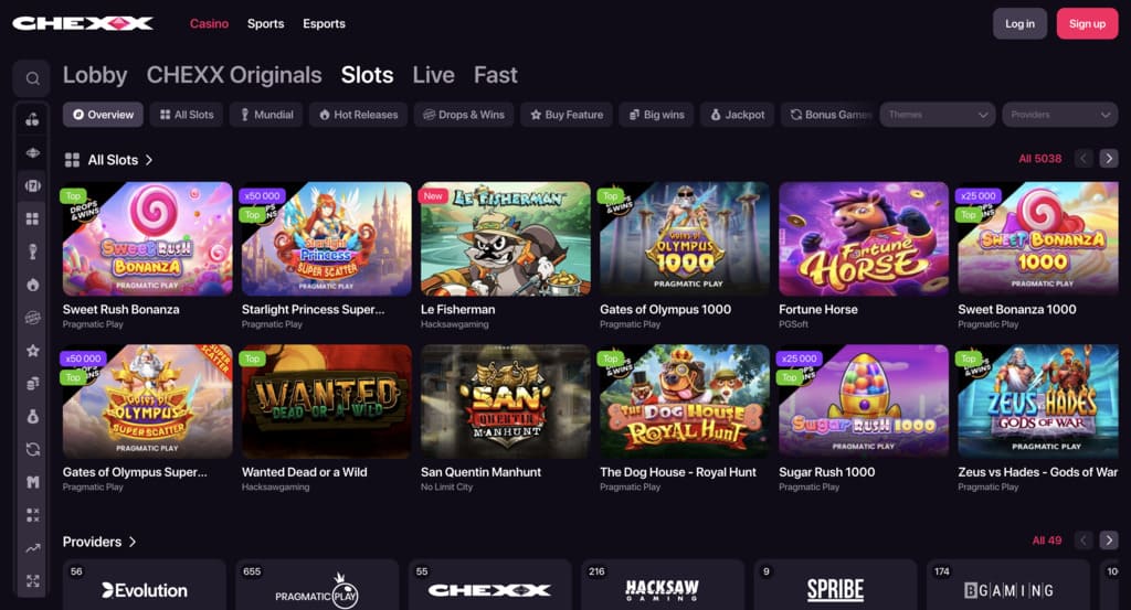 Chexx Casino Games